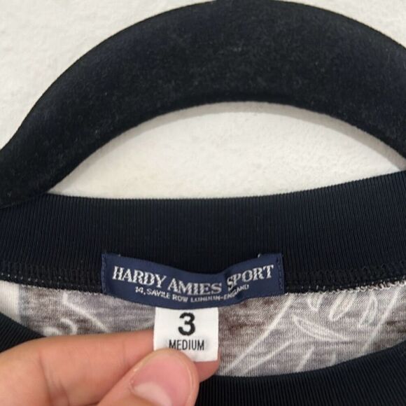Vintage 90s Hardy Amies Sports Mens Short Sleeve Cartoon Graphic‎ T-shirt Medium - Picture 4 of 6